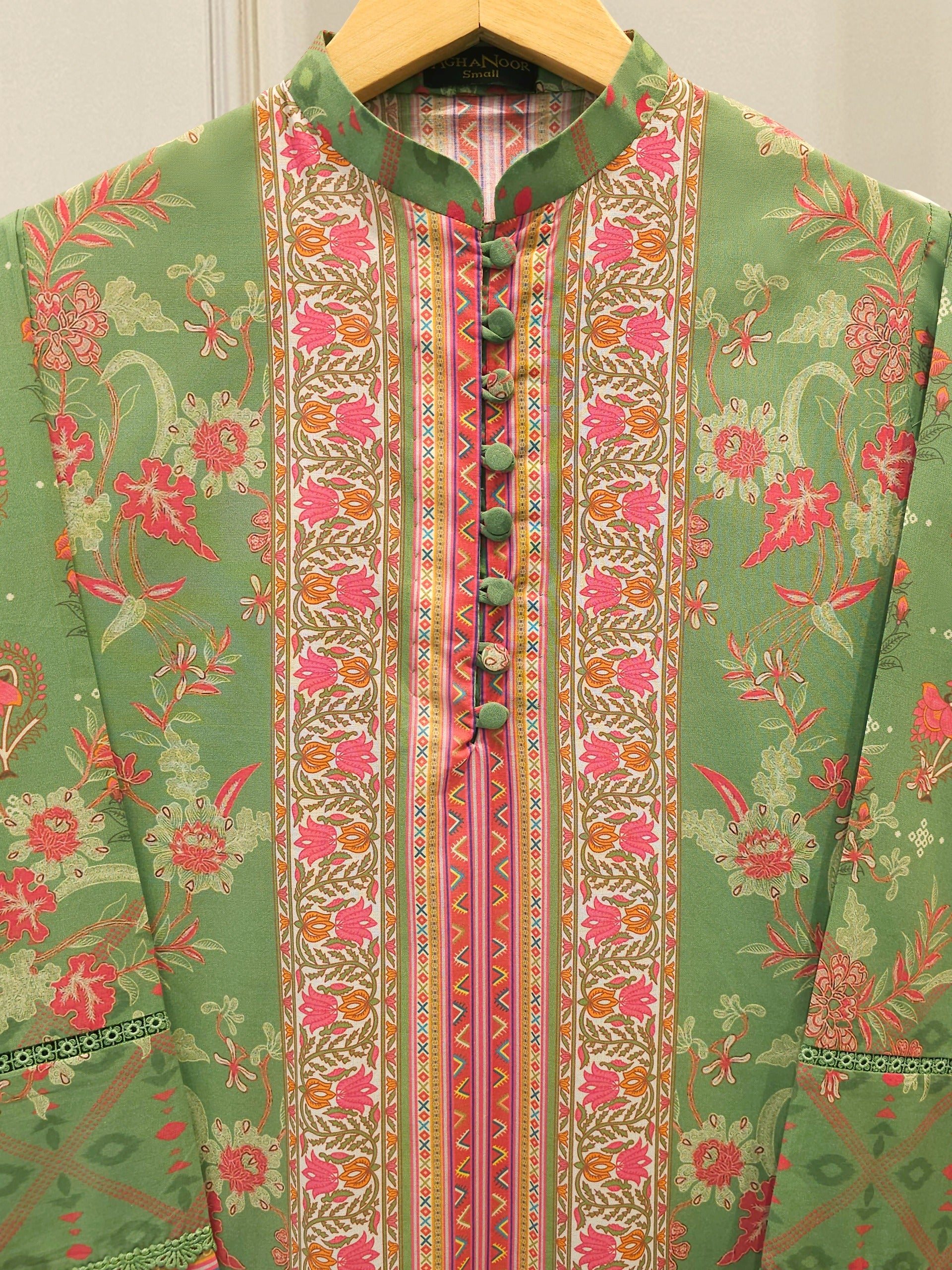 Digital Printed Cambric Shirt S112868 - Image 2