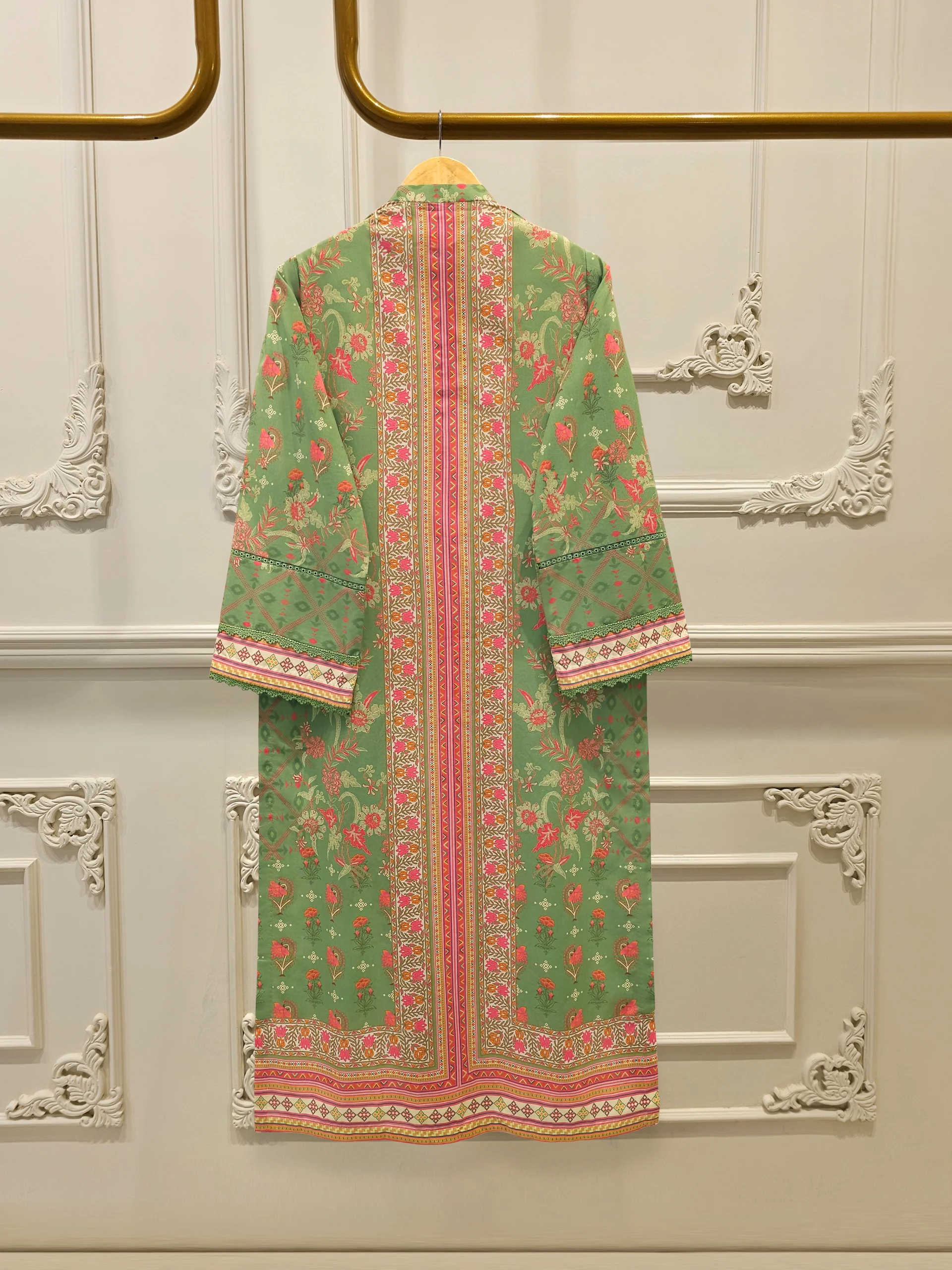 Digital Printed Cambric Shirt S112868 - Image 3