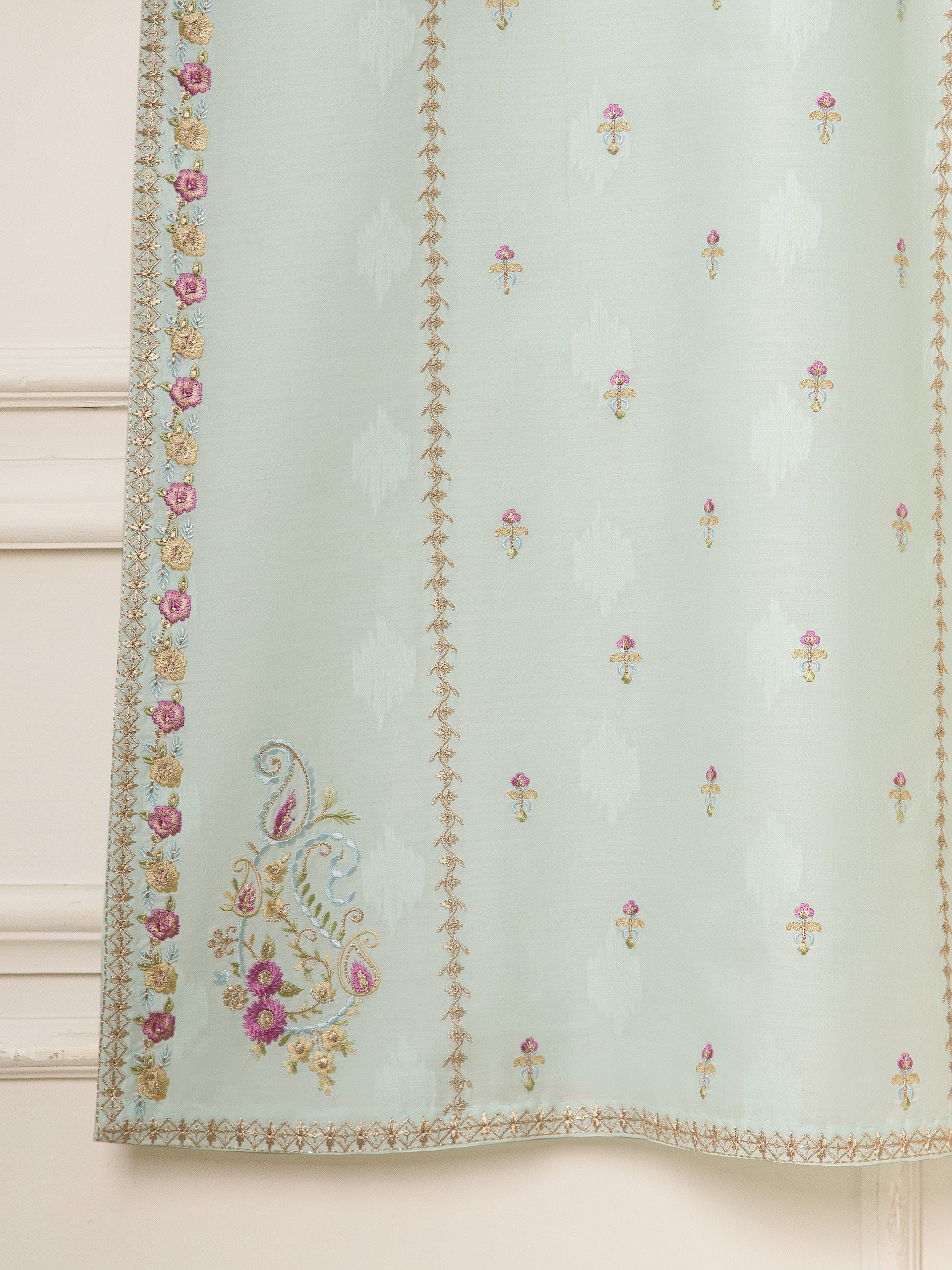 Embroidered Jacquard Shirt S111545 - Image 4