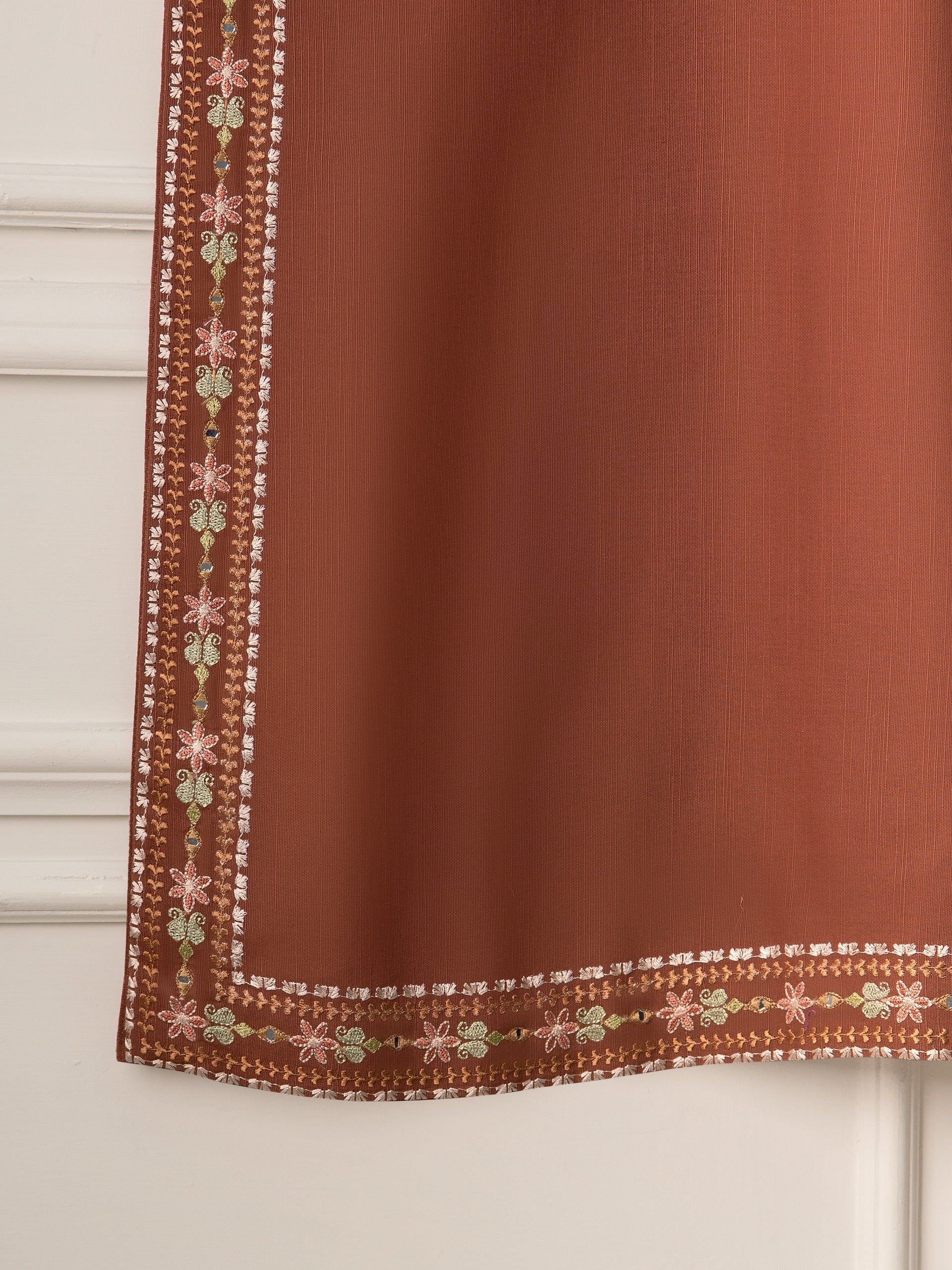 Embroidered Khaddar Shirt S110917 - Image 4