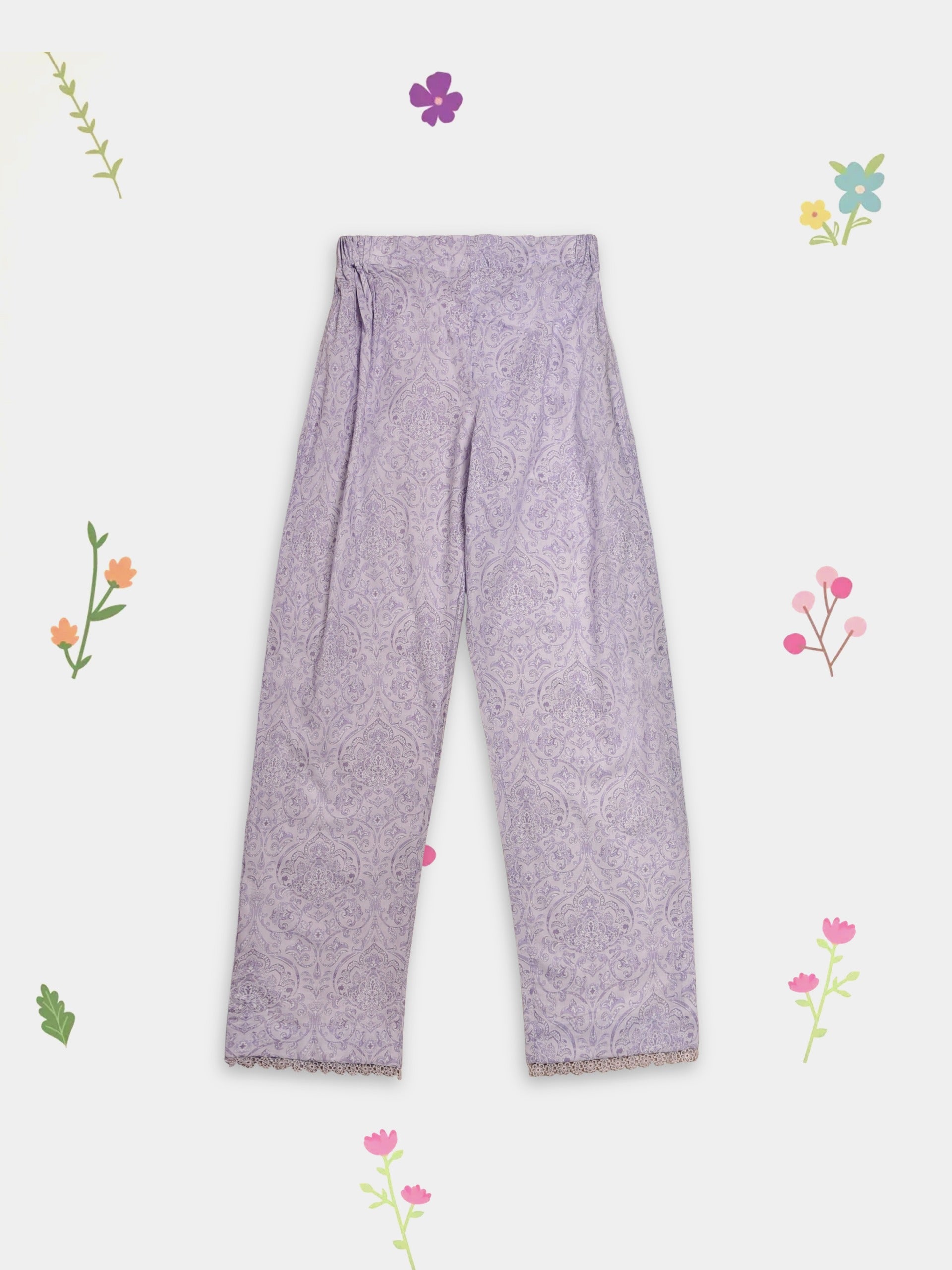 (Kids) - 2 Piece Digital Printed Lawn Suit FKD-041 - Image 5