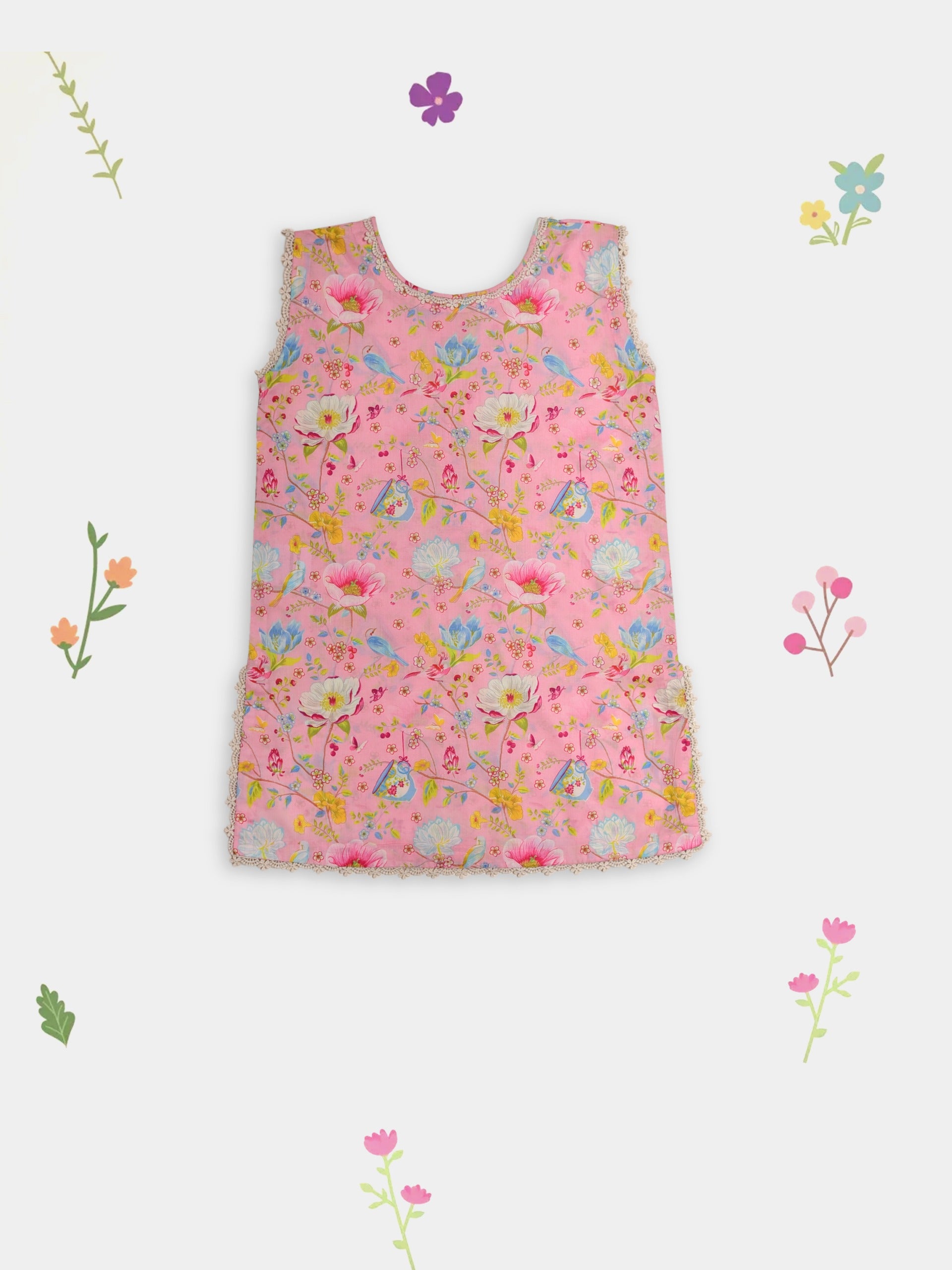 (Kids) - 2 Piece Digital Printed Lawn Suit FKD-065 - Image 2
