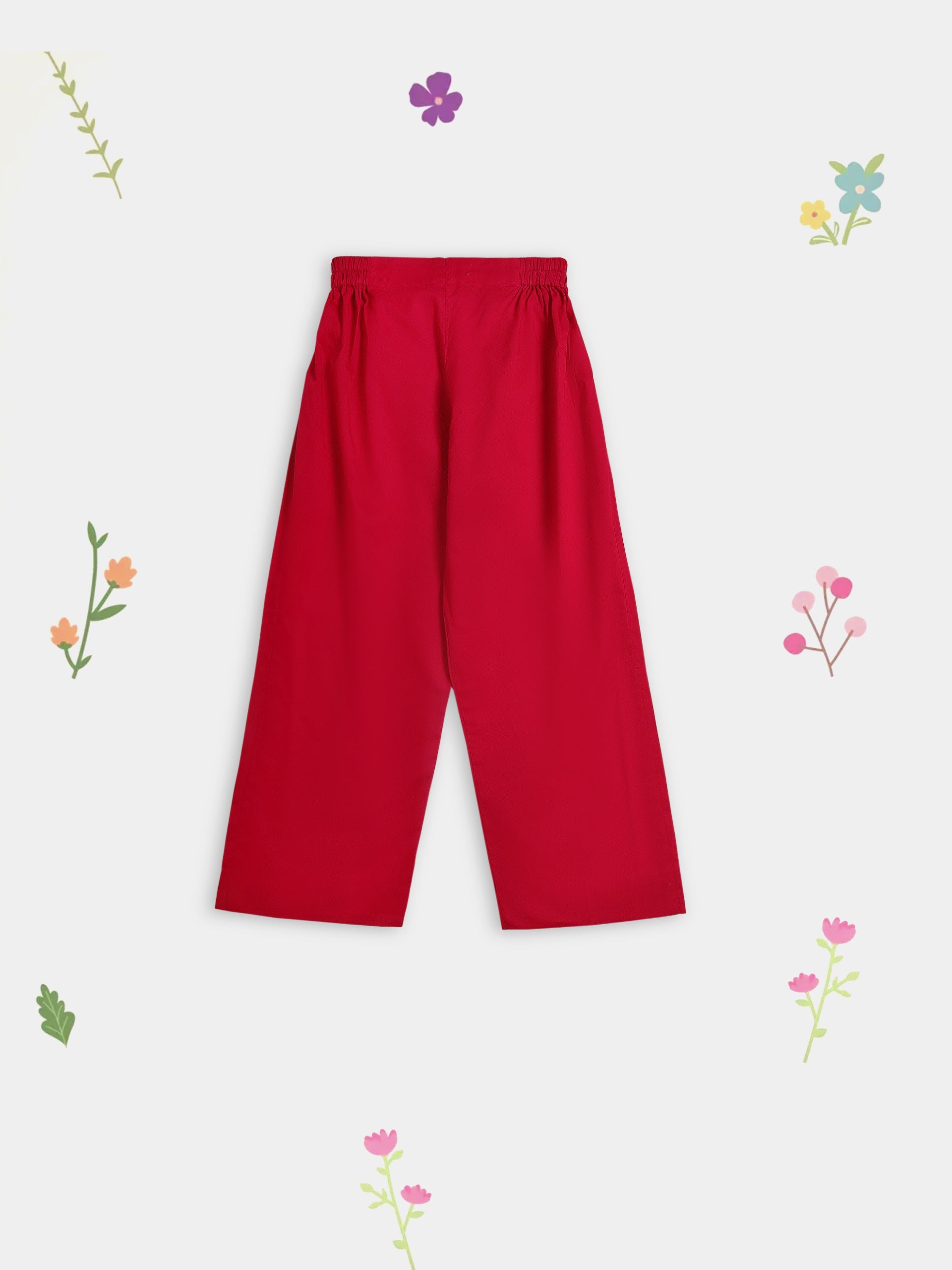 (Kids) 2 Piece - Embroidered Lawn Suit FKD-087 - Image 4