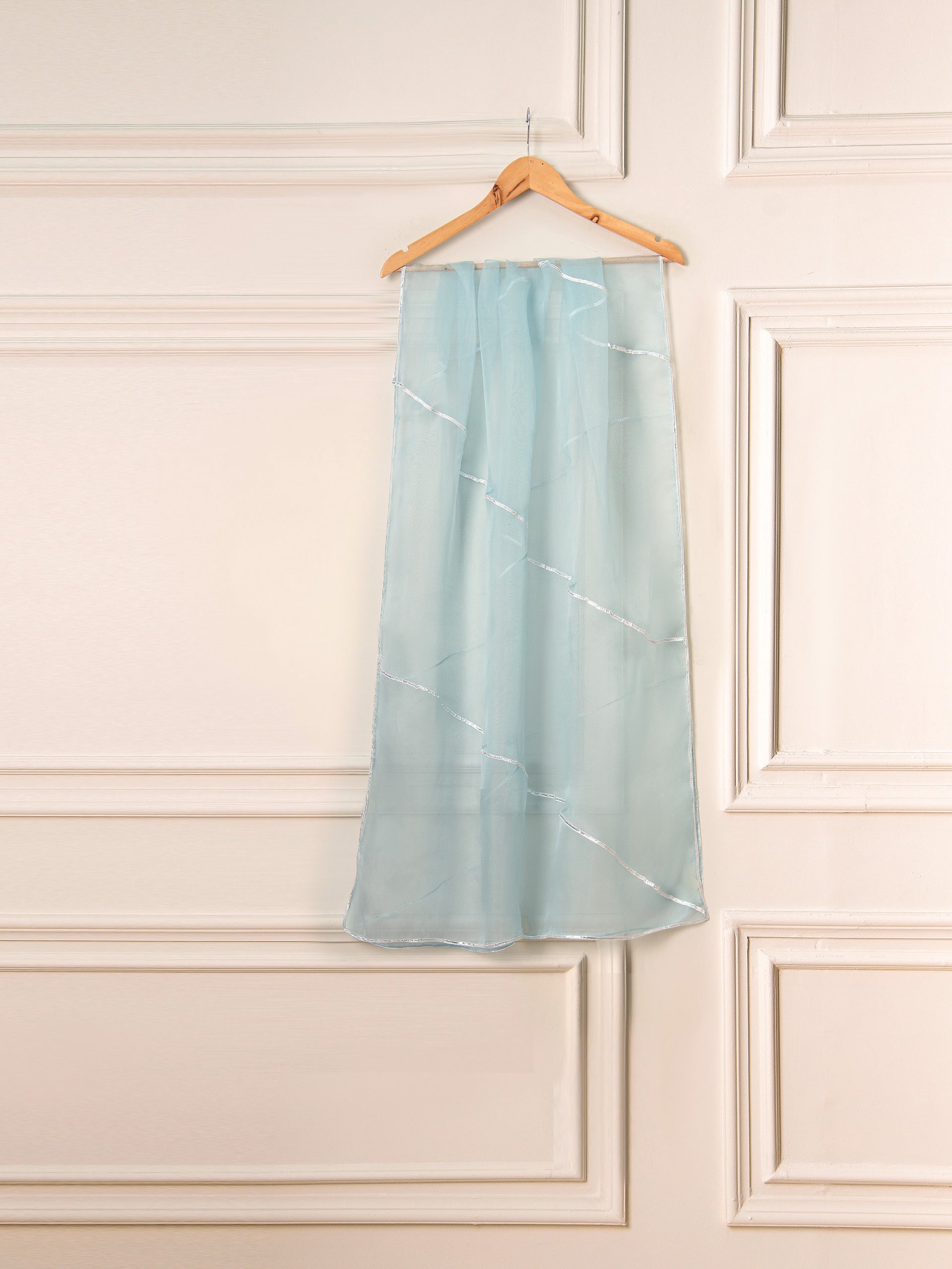 (Kids) 3 Piece - Embroidered Organza Suit KD-025 - Image 4