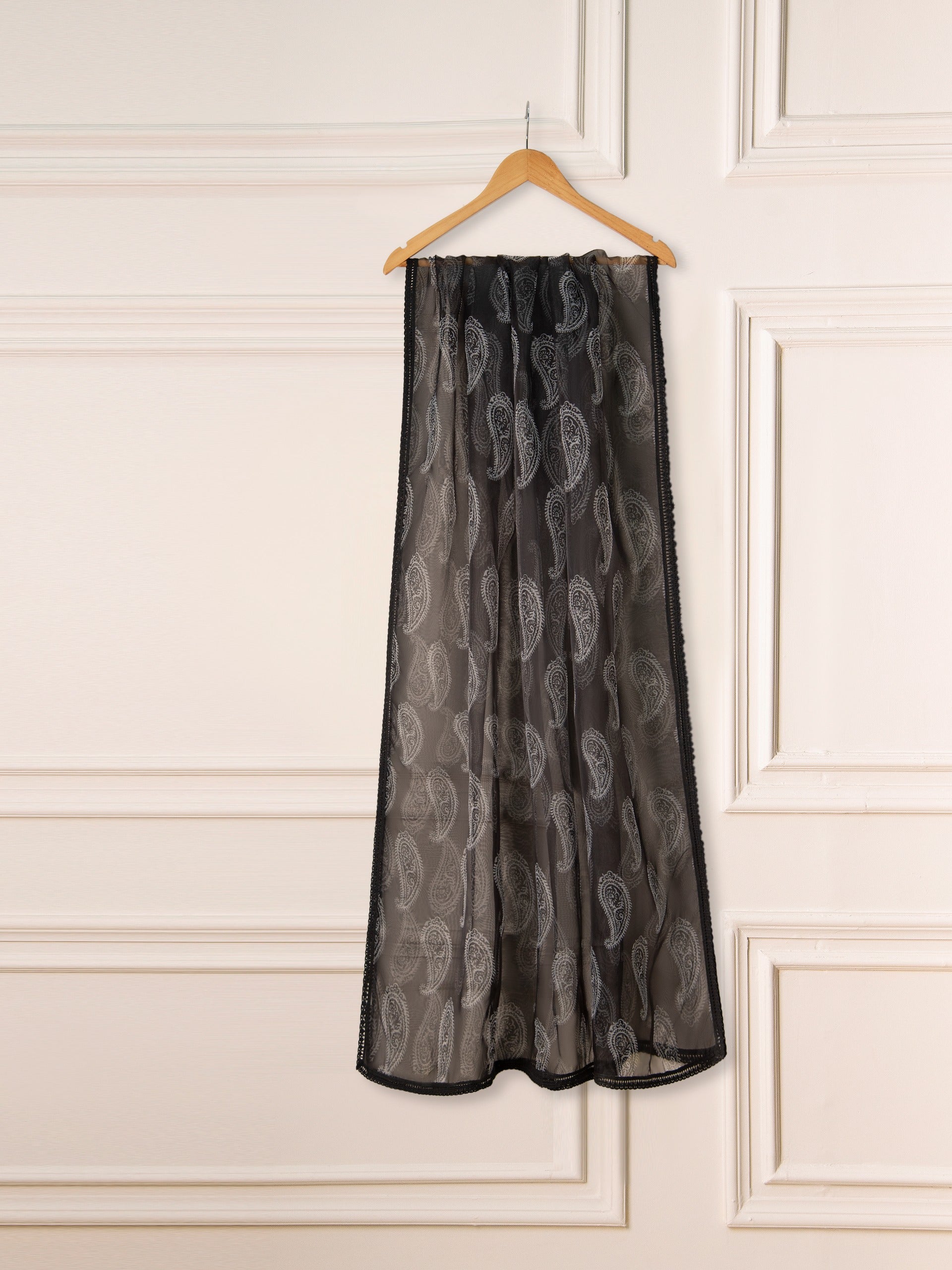 Printed Organza Dupatta D000234