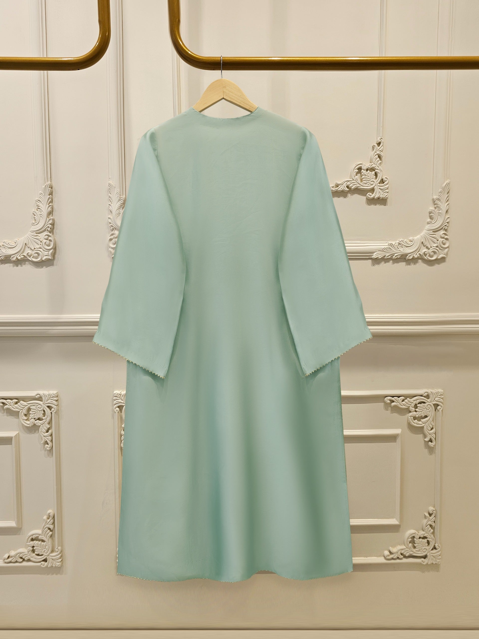 Pure Embroidered Sheesha Silk Shirt S113129 - Image 4
